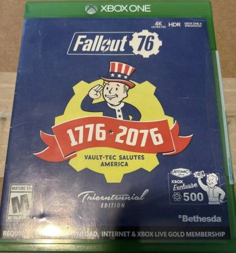 Fallout 76 For Xbox One With Exclusive GameStop Cover