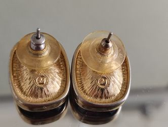 Amethyst Gold Earrings Studs