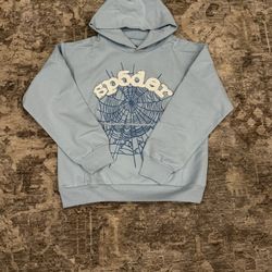 Sky Blue Sp5der Hoodie