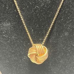 Ross + Simon’s 14k Knot Necklace 