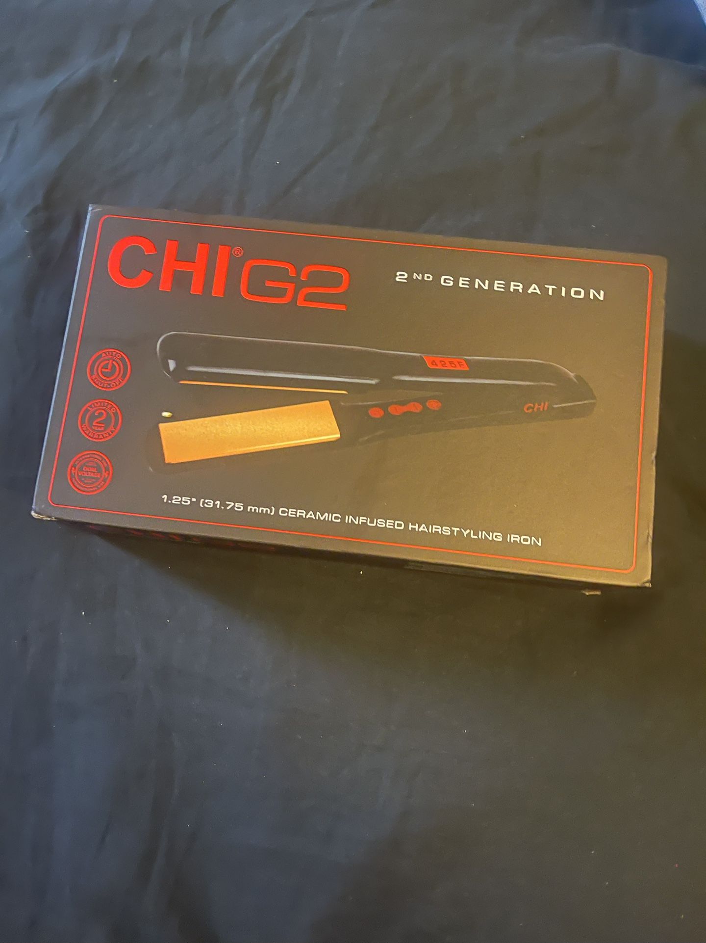 CHI G2 - 1” Ceramic & Titanium Infused Straightening Hairstyling Iron