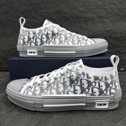 Dior Men’s White and Grey Trainers 