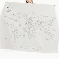 Gathre Mat World Map Large