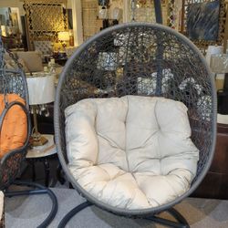 Outdoor Patio Swing Chair With Stand