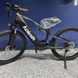 XT90 Electric Bike 48v 20.AH 28mph, 40-75 Mile Range With PAS,Dual Suspension, 21 Speed Shimano,26inch Tires