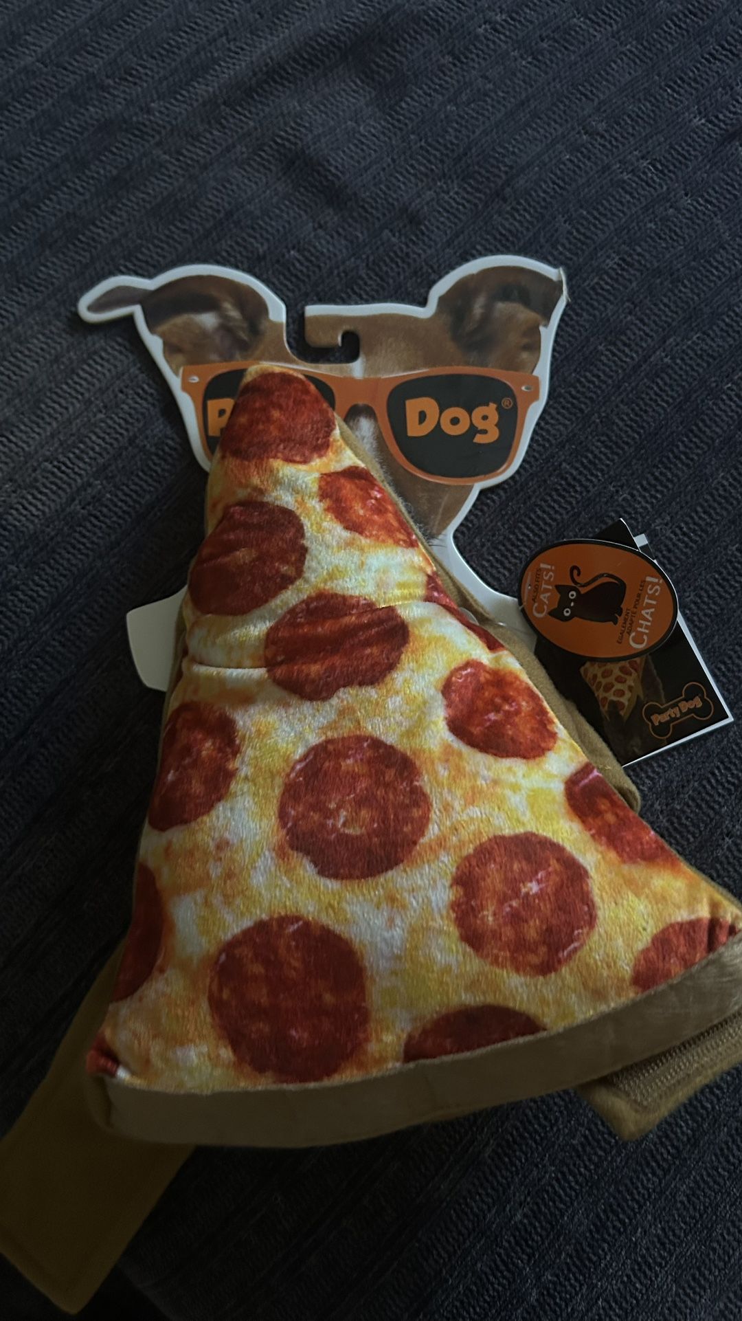 Small Pizza Dog Costume
