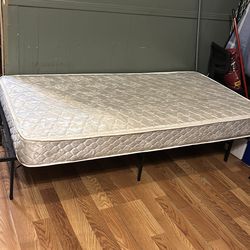 FREE Used twin mattress and twin platform frame
