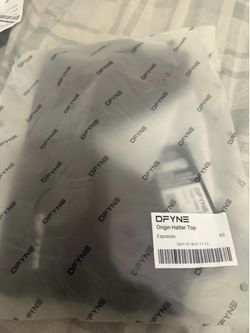 XS) Dfyne origin halter top—- expresso