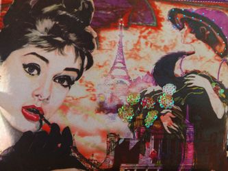 Paris scene purse