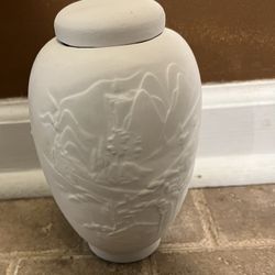  Vintage Chinese Funeral Urn Vase (Pls Read Description )