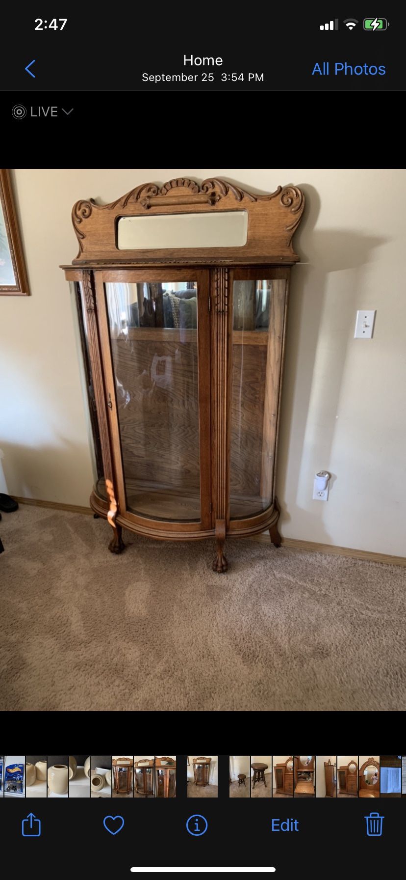 Vintage China Cabinet