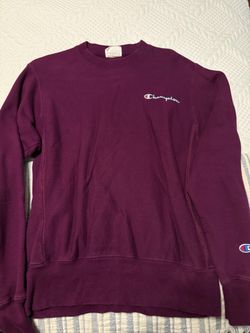 Champion Crewneck Sweatshirt Maroon
