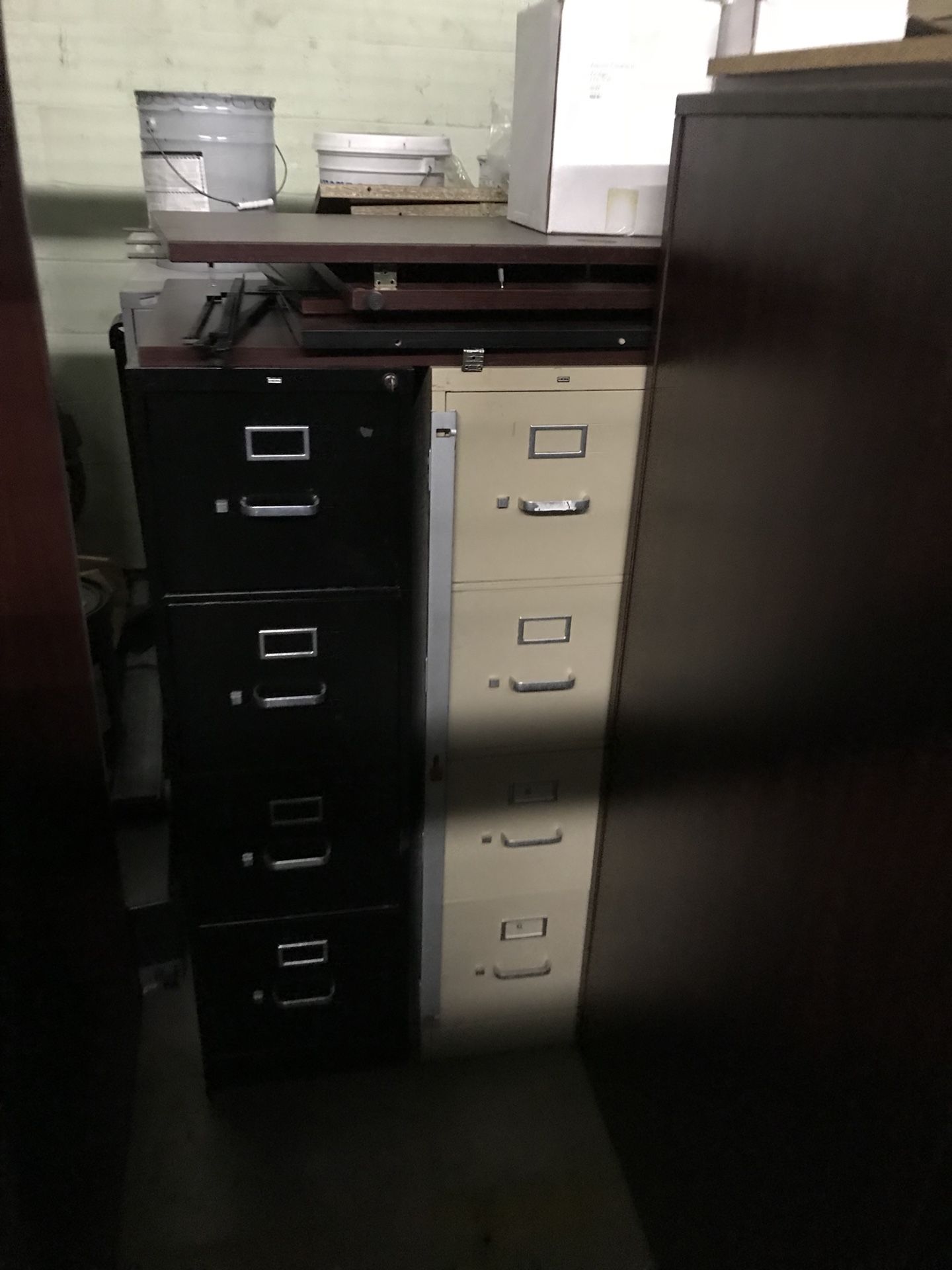 File cabinets