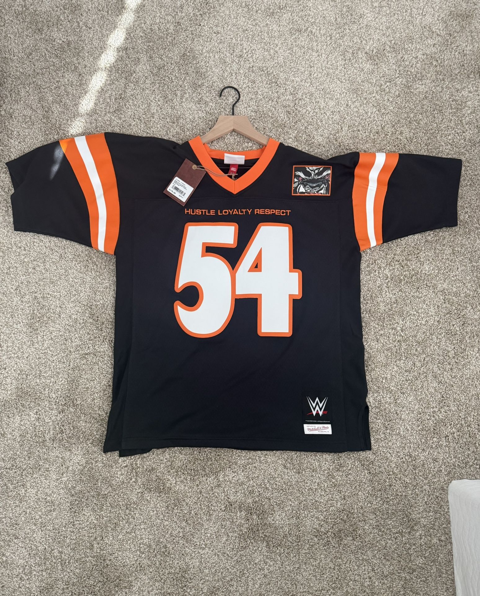 John Cena Mitchell And Ness Football Jersey Brand New