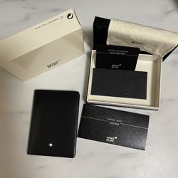MONTBLANC Meisterstuck Mozart Black Leather Pocket Notebook 