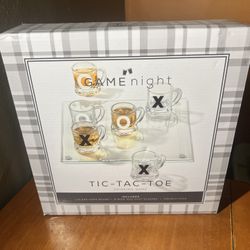 Tic Tac Toe Game Night Shot Glasses