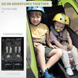 Brand New In Sealed Box Bike Trailer for Kids 3 In1 Foldable Child Jogger Stroller Baby Stroller