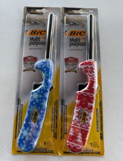 Set of TWO (2) Brand New Bic Multiple Purpose Lighter Special Edition