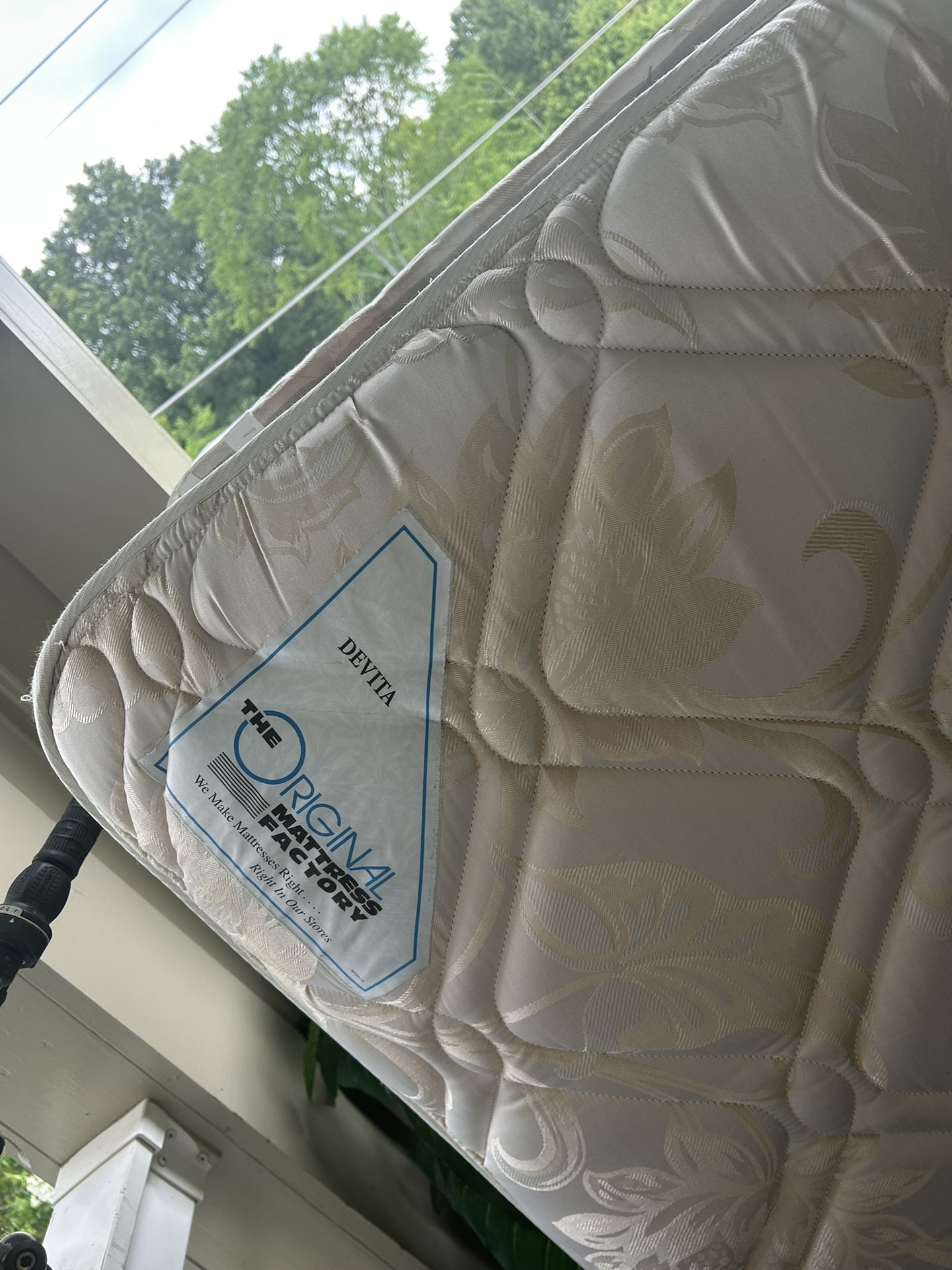 Mattress and box spring