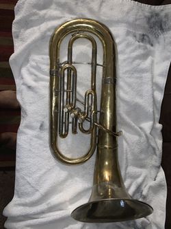 Silver and Gold Studio Olds Baritone "Made in the 1950's"