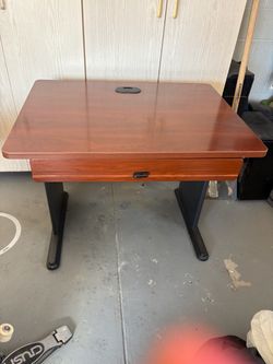 100% Wood Computer Desk with Drawer