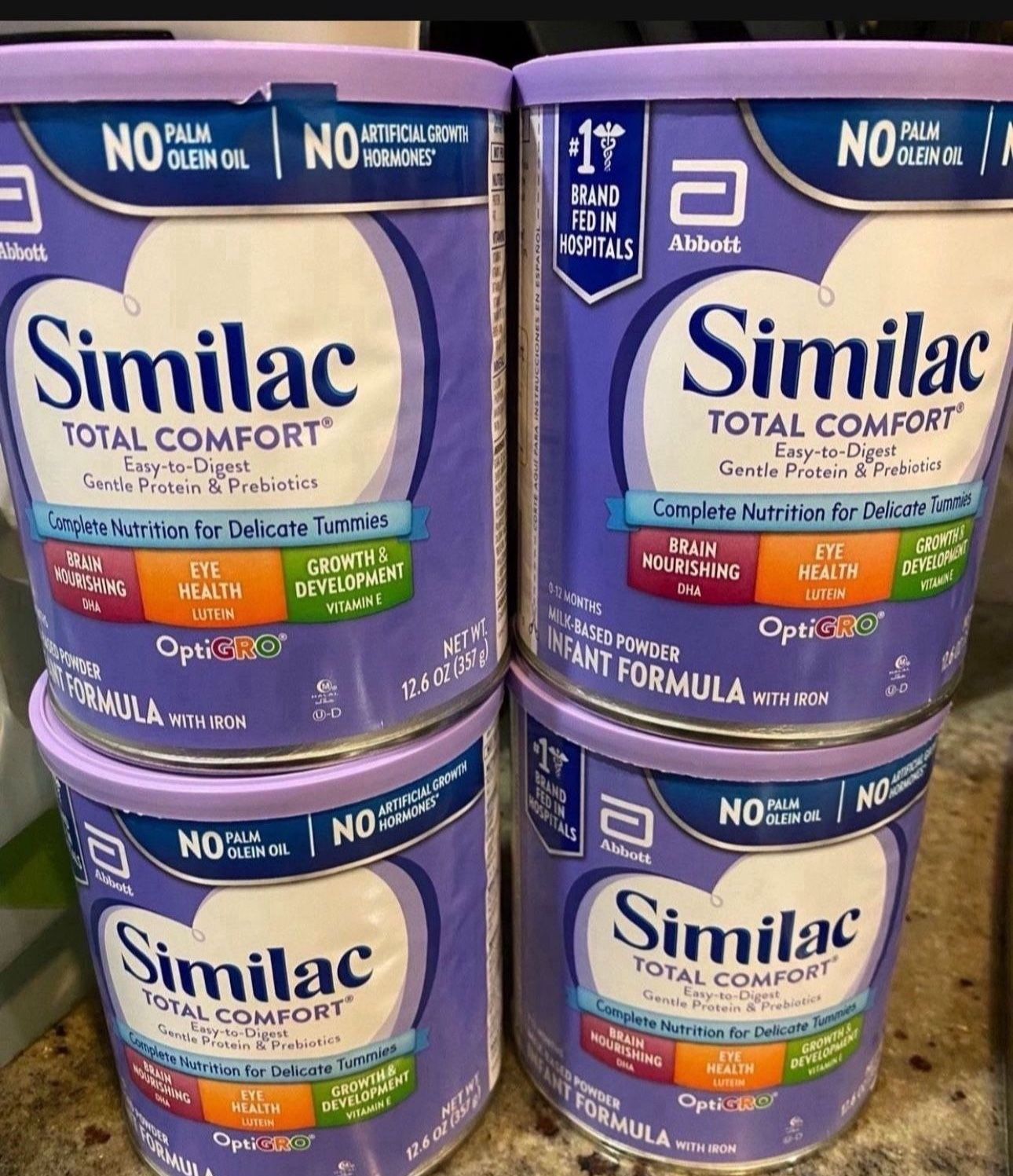 5 Cans Of Similac Total Comfort