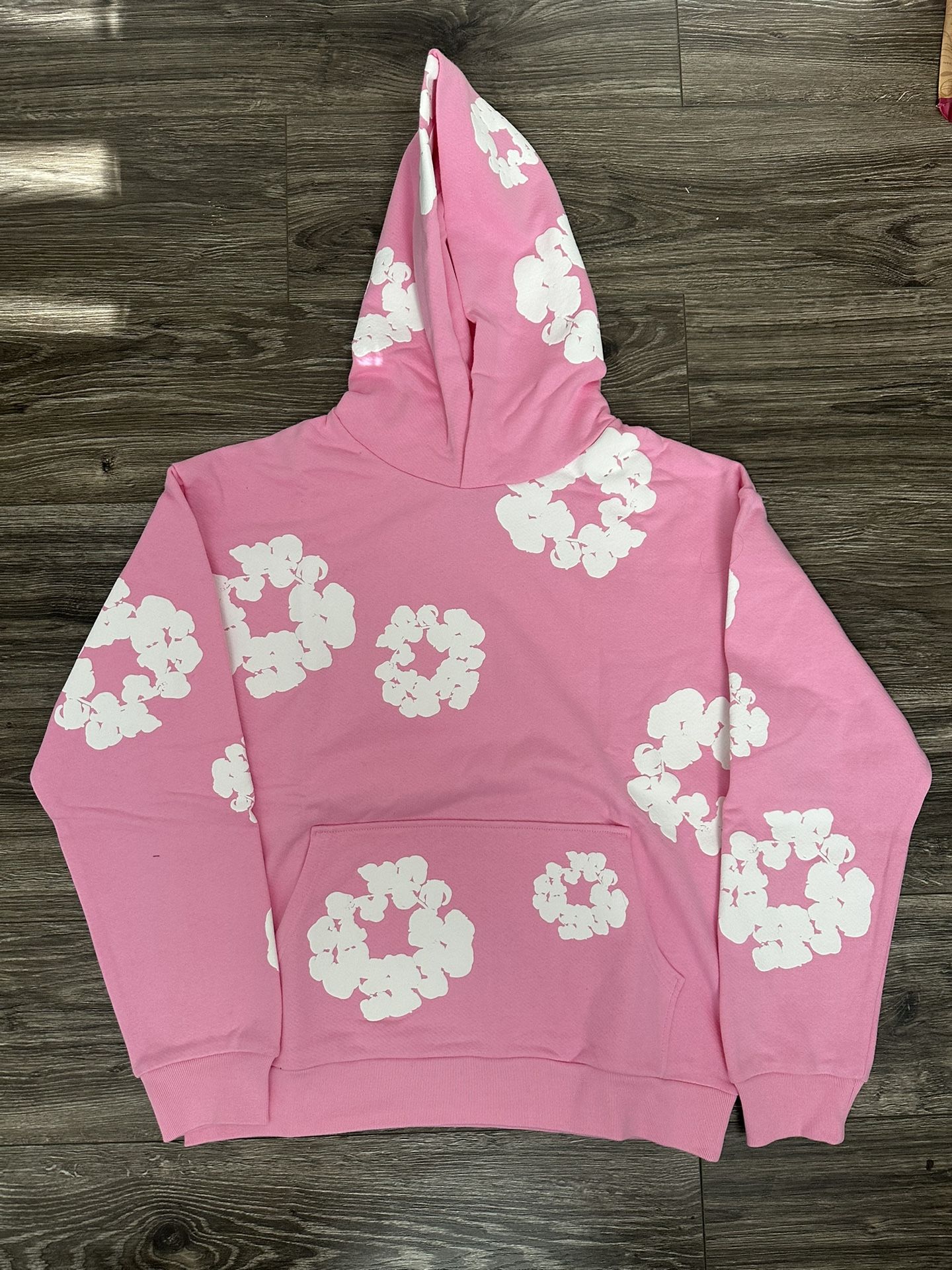 Pink And White Denim Tear