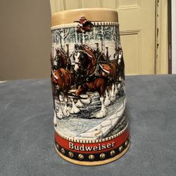 Budweiser 1988 Christmas Mug 