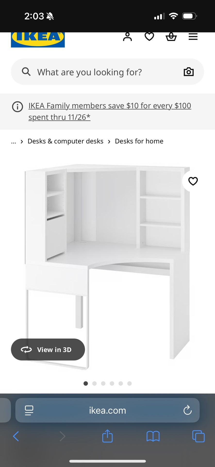 IKEA Study Table