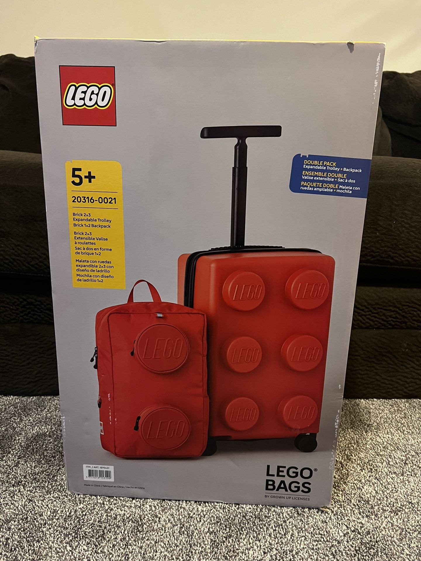 Lego Expandable Carry-on & Backpack Luggage Set