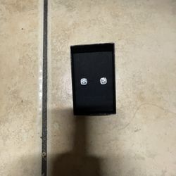 Moissanite Earrings 925 Sliver