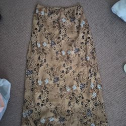 Womens Long Skirt Large