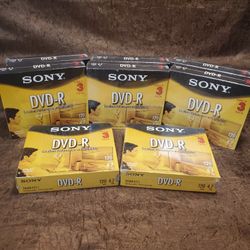 Sony DVD-R 120 Min. 4.7 GB 3 Pack