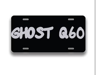 Customize License Front Plate Q50 Q60 ,audi, Dodge