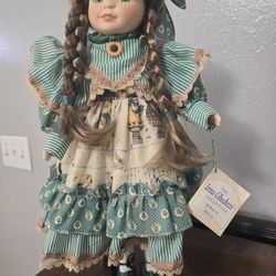 DOLL PORCELAIN ORIGINAL 16"