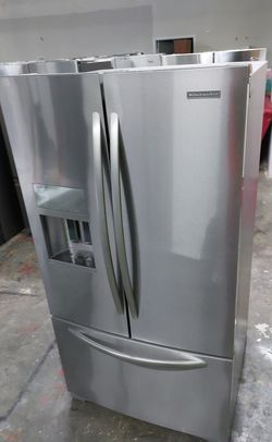 KitchenAid French Door Stainless Steel Fridge with Ice Maker