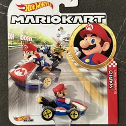Hot Wheels - MARIO KART - MARIO - Standard Kart - NIB New