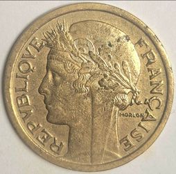 1940 French 1 Franc Coin