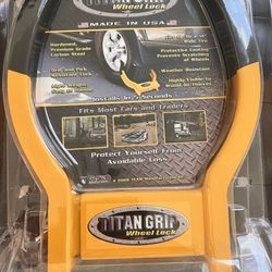 Titan Grip Wheel Lock New