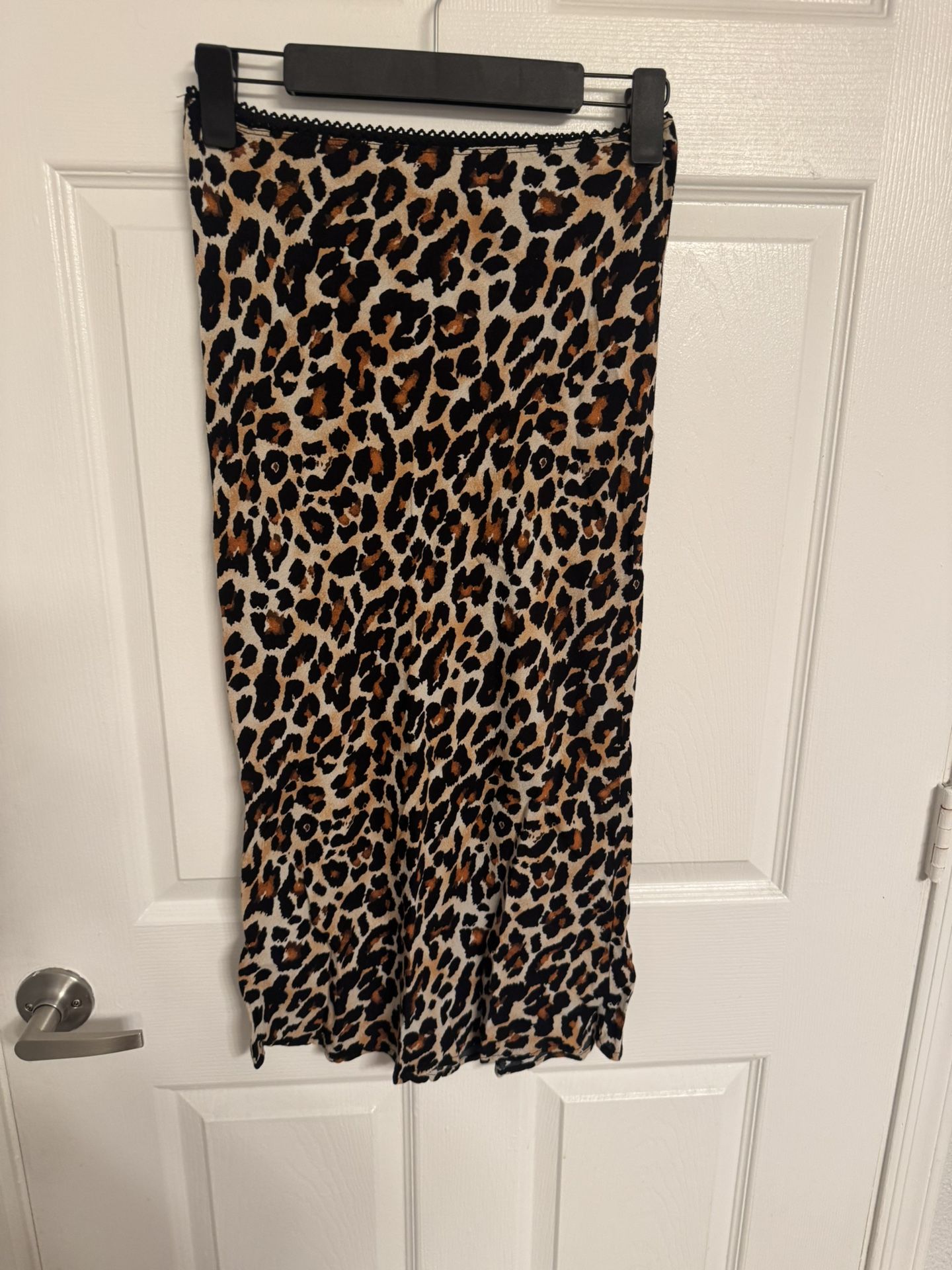Band of Gypsies Leopard Print Skirt Size S
