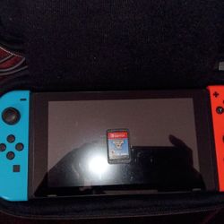 Nintendo Switch En Exelente Estado Con Cargador Y Un Juego