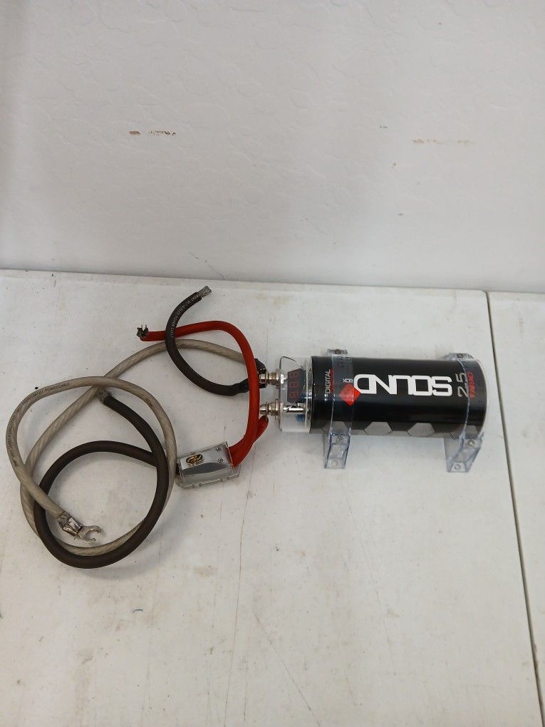 Soundbox 2.5 Farad Capacitor.