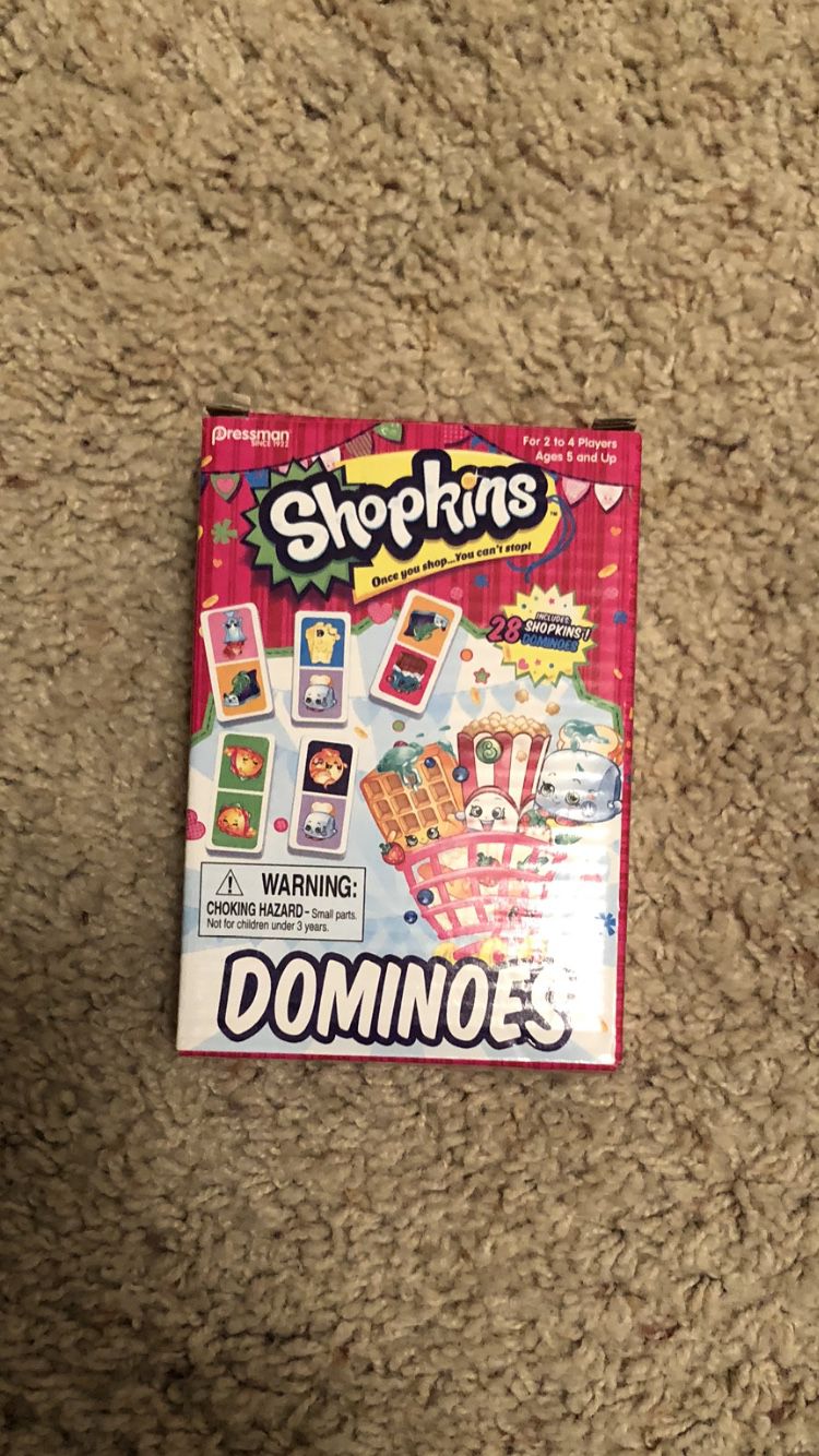 Shopkins dominoes