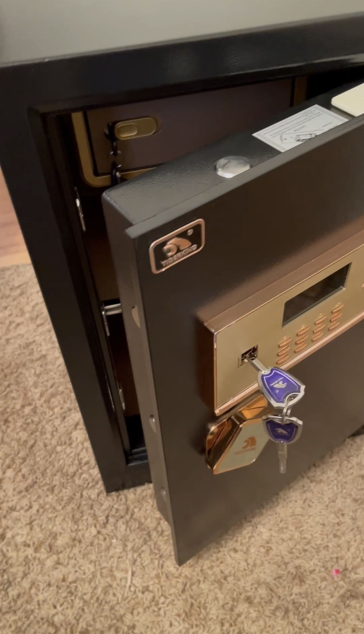 Tiger King Large Business Safe Black 3.7 Cubic Feet 63XH