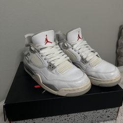 air jordan 4 retro white oreo gs size 7y