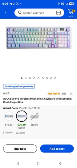 AULA s98 pro mechanical wireless keyboard