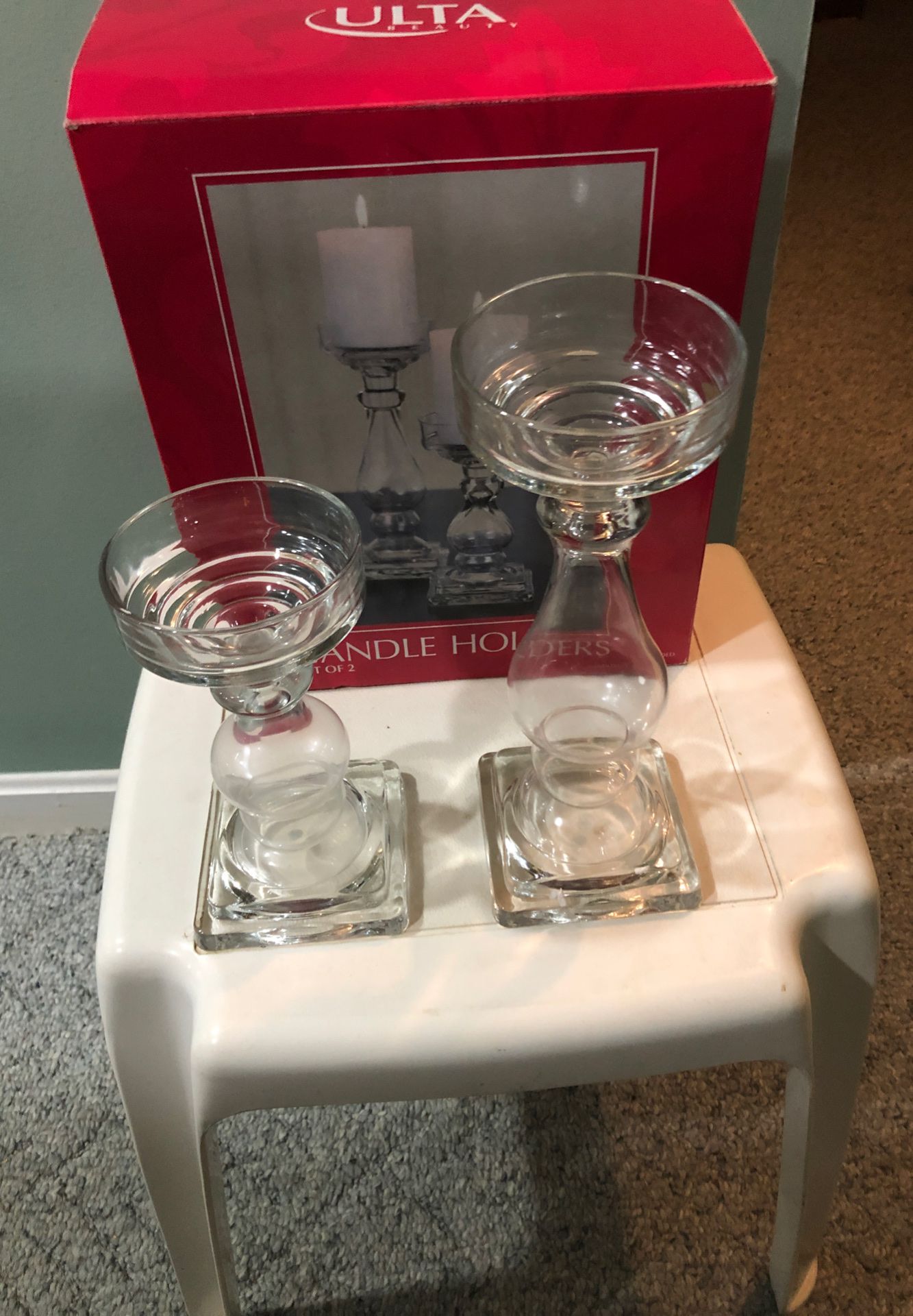 Candle holders- new$8