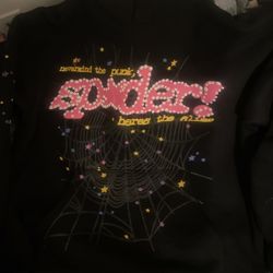 Black Sp5der Hoodie V2