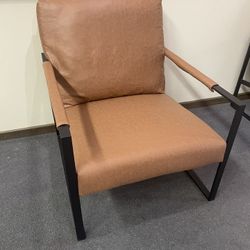 Modern Brown Lounge/Office Chairs- 2- NEW