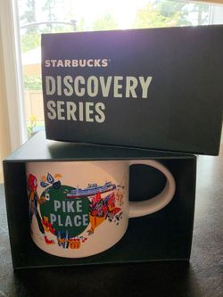 Starbucks PIKE PLACE Mug Discovery Series - ONLY sold at the First Store in Pike Place Market NIB